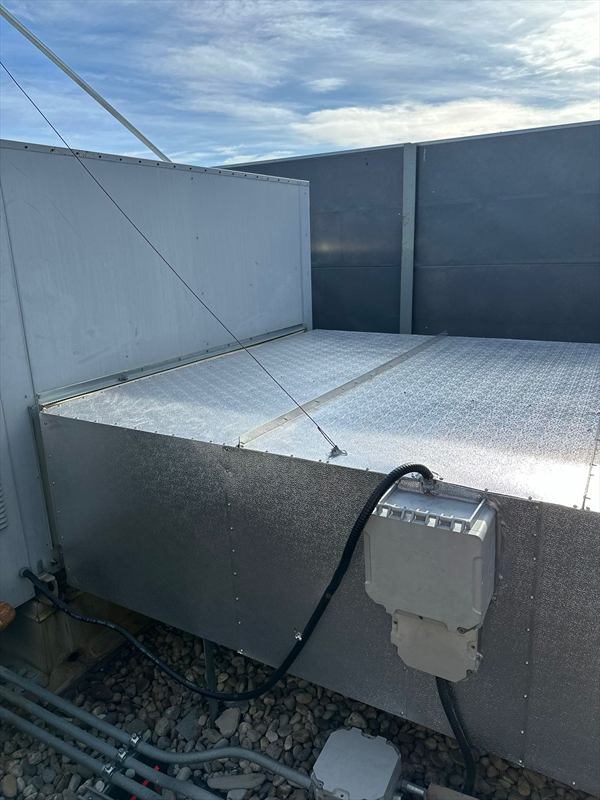 Weather-resistant canvas duct jacketing